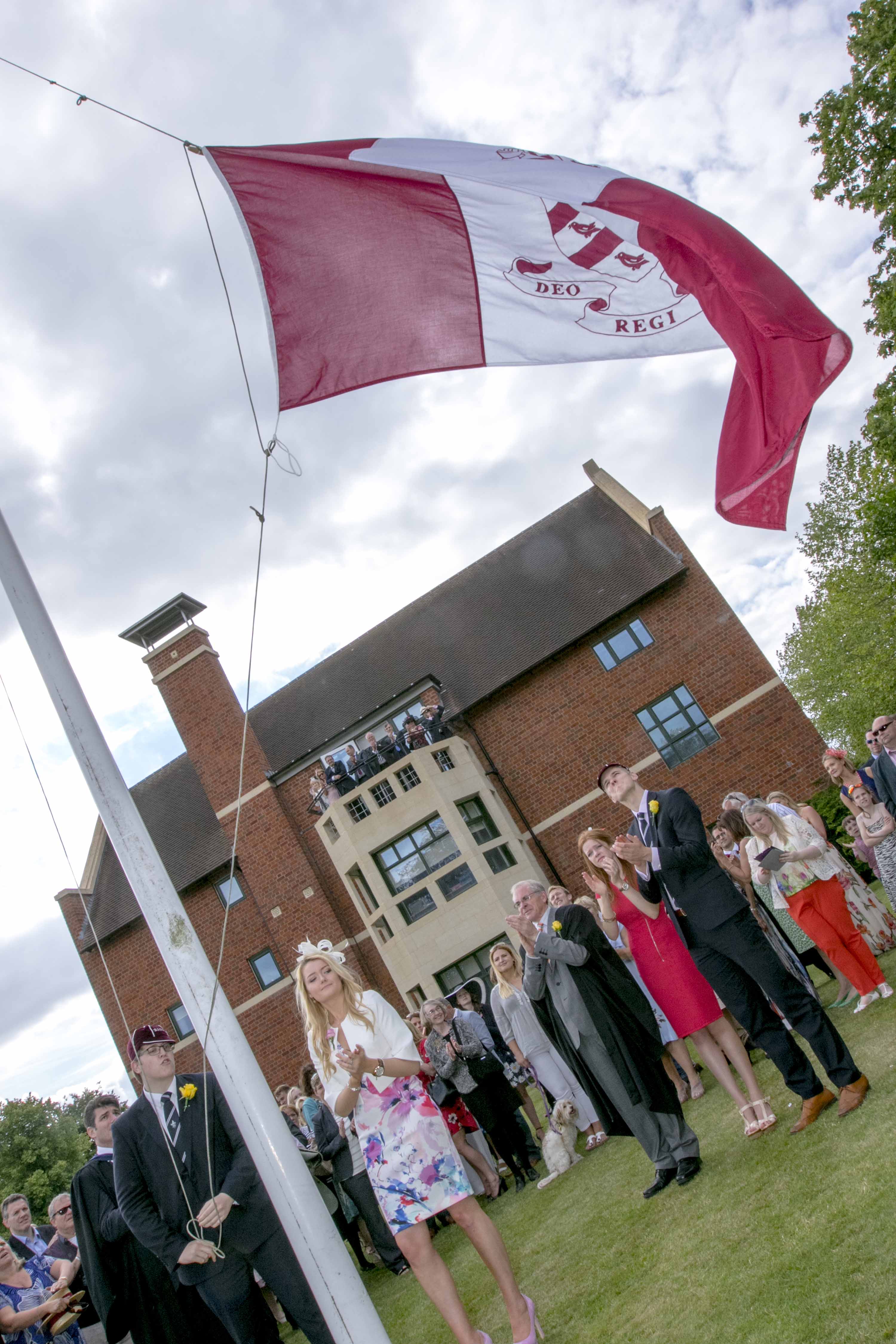 Commemoration Day 2015: The lowering of the School flag